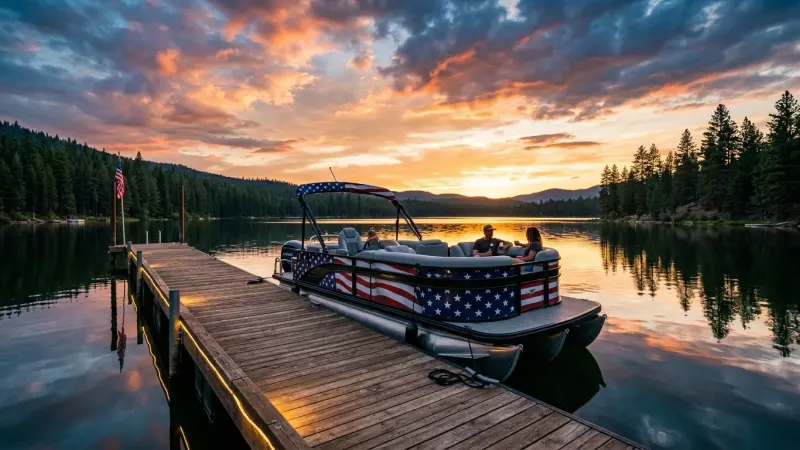 American Flag Pontoon Boat: A Variety of Options to Suit Your Needs