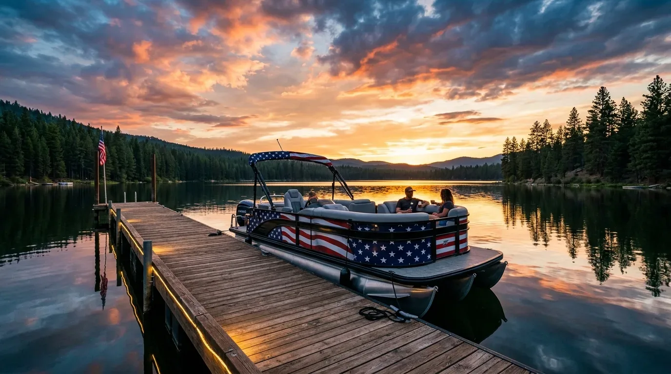 American Flag Pontoon Boat: A Variety of Options to Suit Your Needs