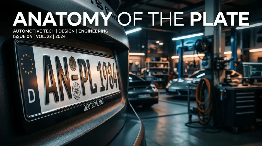 For this article, select a creative concept directly related to the topic, and create visuals with cinematic quality and the aesthetic of an editorial magazine cover, ensuring each composition is unique and distinct. The visuals must be in landscape format, with a 16:9 aspect ratio, and feature a wide, horizontal composition—vertical or square formats are strictly prohibited. Wide landscape format only, no portrait, no square.“Decoding the Anatomy of a State Registration Number”