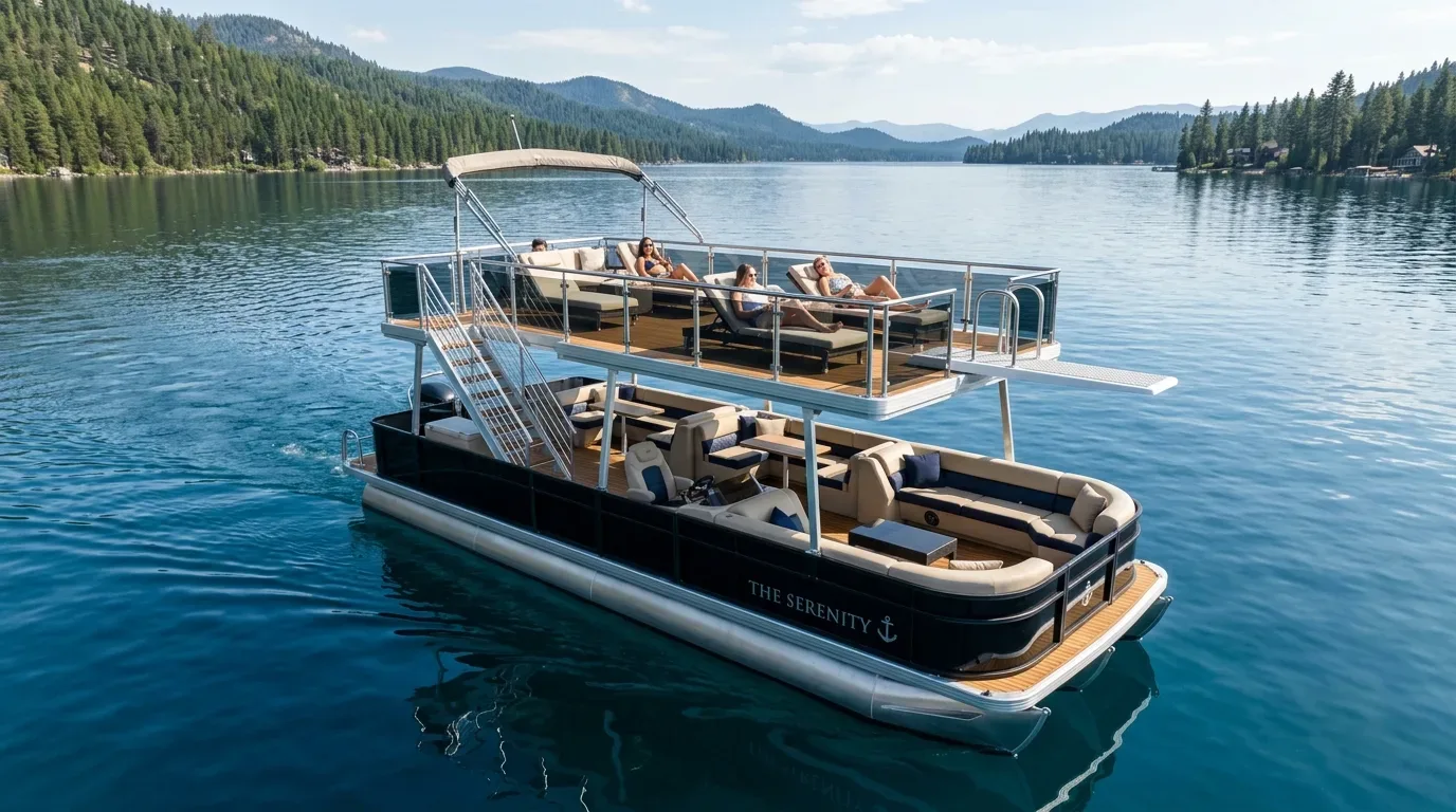 Double Decker Pontoon Boat Guide: Features, Layouts & Fun on the Water