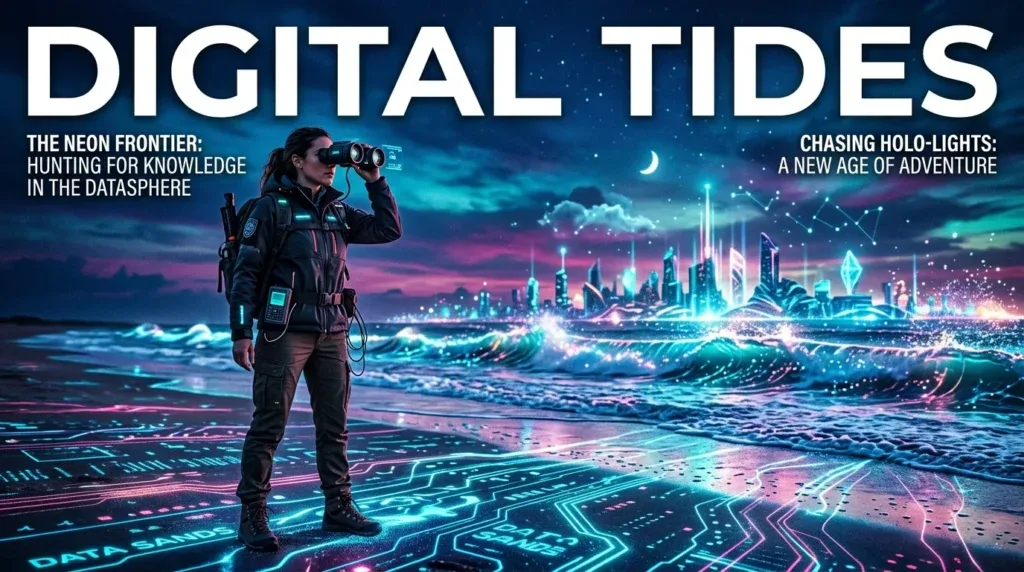 For this article, select a creative concept directly related to the topic, and create visuals with cinematic quality and the aesthetic of an editorial magazine cover, ensuring each composition is unique and distinct. The visuals must be in landscape format, with a 16:9 aspect ratio, and feature a wide, horizontal composition—vertical or square formats are strictly prohibited. Wide landscape format only, no portrait, no square.“Navigating the Digital Tides: Where to Hunt for Your Under-$5K Gem”