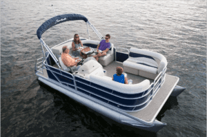 new Pontoon Boats - blue