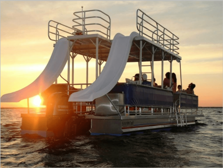 2 Story Pontoon Boat, for Sale with Slides