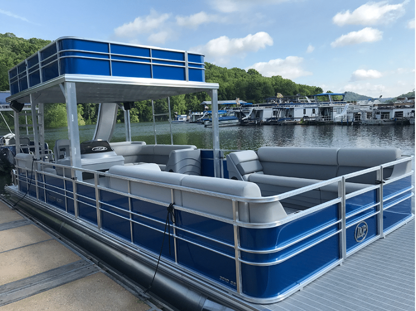 double decker pontoon boat​